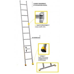 Echelle simple aluminium S