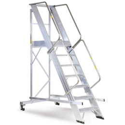 Escalier avec garde-corps, plate-forme CASTELLANA MAXI
