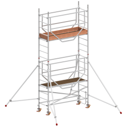 Echafaudage roulant aluminium HYMER - ADVANCED SAFE-T - 7075 - Module 1+2