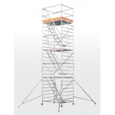 Echafaudage roulant HYMER SC60-6576 avec escaliers intérieurs (plateforme 1,50 x 1,90 m)